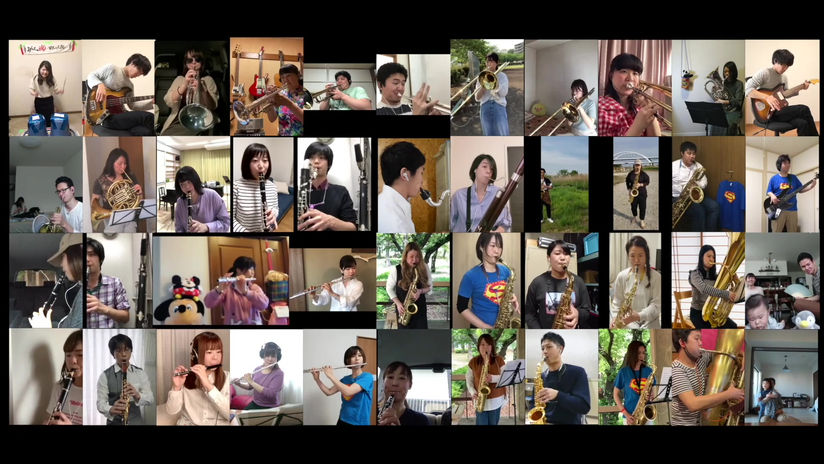 東京清和吹奏楽団 リモート演奏